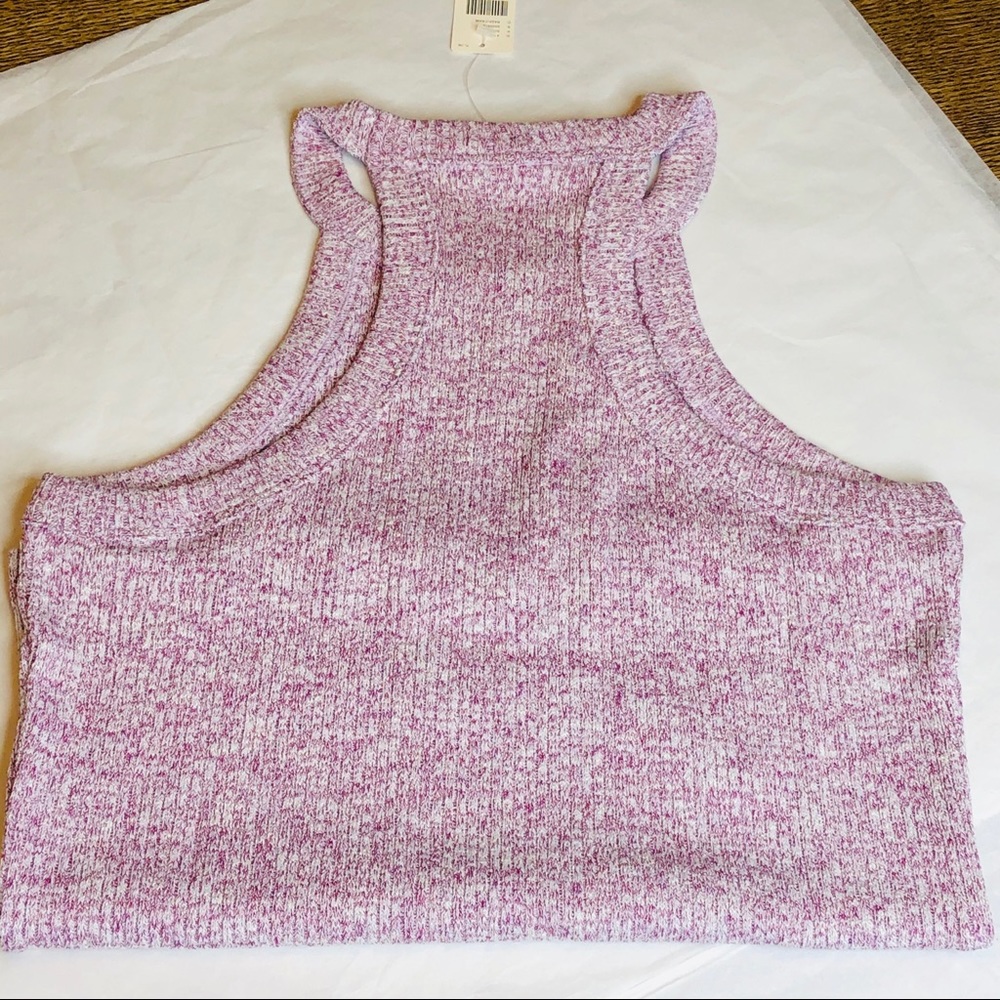 Maeve "Raspberry" Lavender Knit Tank, Size Large - Picture 8 of 8